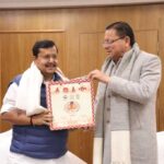 उत्तराखंड के सीएम धामी मिले राष्ट्रीय अध्यक्ष नितिन नबीन से मुलाक़ात कर दी बधाई।