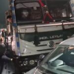 उत्तराखंड में नैनीताल के लालकुआं में शराब के नशे में ट्रक चालक का कहर, कई वाहन चपेट में, बड़ा हादसा टला।