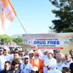 नशामुक्त उत्तराखण्ड के लिए दौड़े हजारों कदम, मुख्यमंत्री धामी ने दिखाई हरी झंडी।