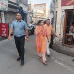 उत्तराखंड के हरिद्वार में कुंभ मेला-2027: मेलाधिकारी एवं अपर मेलाधिकारी ने पैदल भ्रमण कर कनखल क्षेत्र का लिया जायजा।