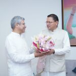 उत्तराखंड के मुख्यमंत्री धामी ने केंद्रीय रेल मंत्री से रेल परियोजनाओं एवं कनेक्टिविटी विस्तार पर की चर्चा।