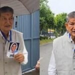उत्तराखंड में पूर्व सीएम हरीश रावत को ईडी ने पूछताछ के लिए बुलाया, अपनी मां की तस्वीर साथ लेकर कार्यालय पहुंचे।