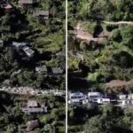 उत्तराखंड में जोशीमठ से मारवाड़ी तक गाड़ियों की कतार, 7 किमी जाम में फंसे यात्री।