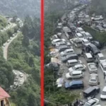 उत्तराखंड के मसूरी में ‘महा जाम’: सरकारी गाड़ी छोड़ स्कूटी पर निकले मंत्री, सैलानियों को नहीं मिले कमरे, रेस्टोरेंट के बाहर लगी लाइन।